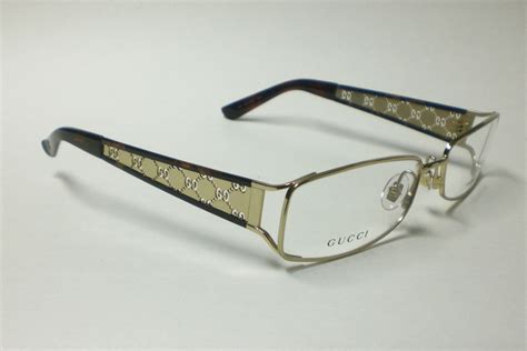 gucci eyeglasses 2809 gold|Gucci gold rimmed glasses.